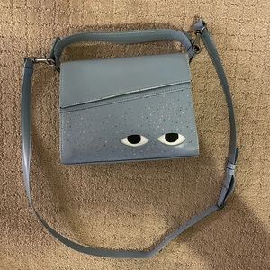 Min & Mon Medium Blue Crossbody Bag